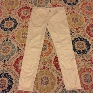 Hollister Glittery Gold Stretch Jeans Size 9R